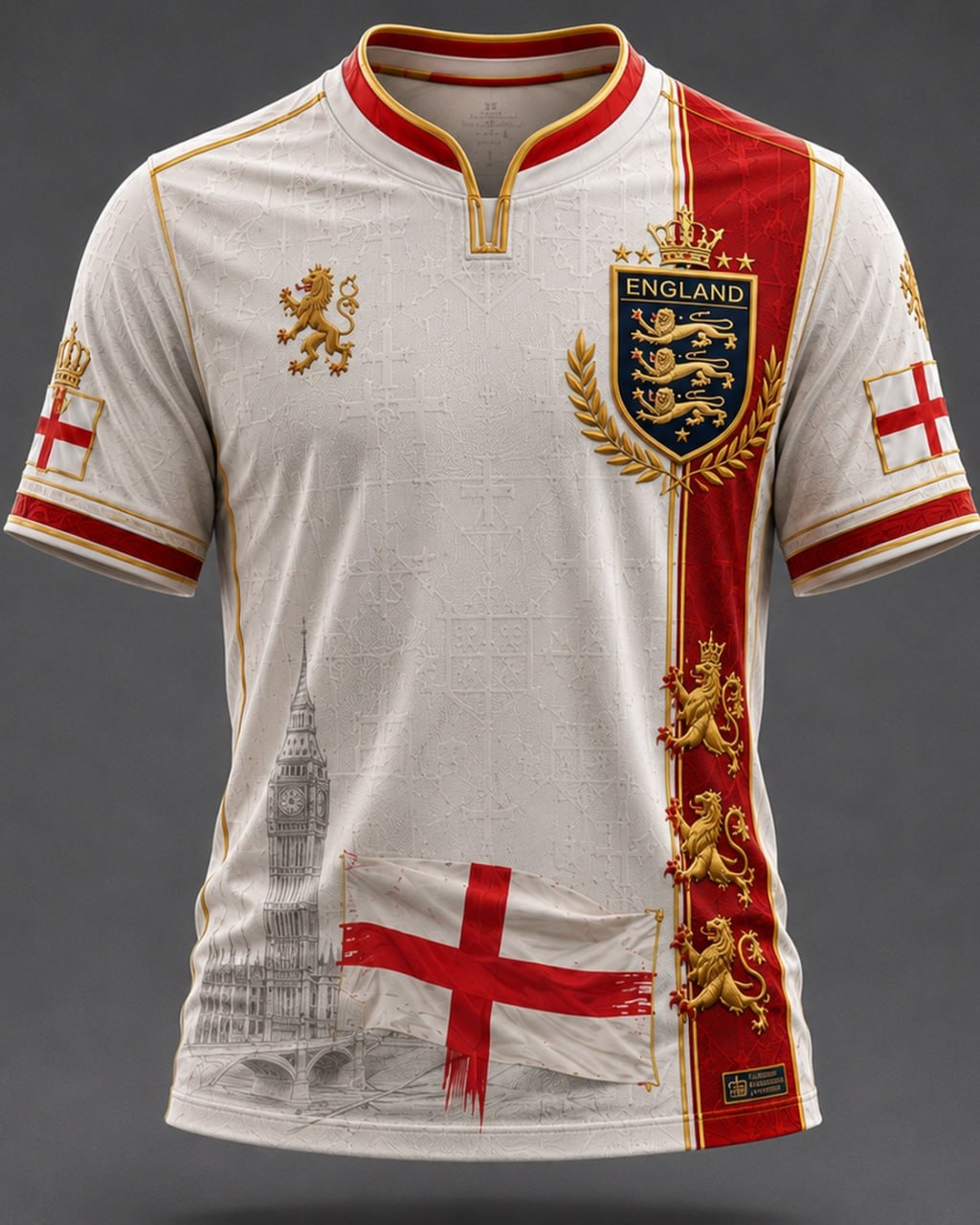England Heritage Football Tee — World Cup 2026 Edition
