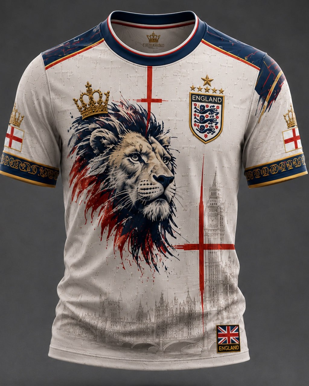 England Heritage Football Tee — World Cup 2026 Edition