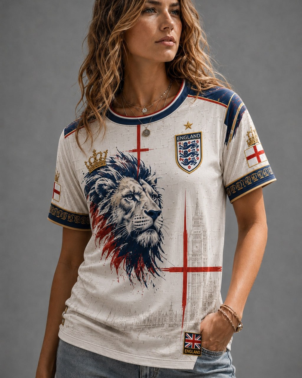 England Heritage Football Tee — World Cup 2026 Edition