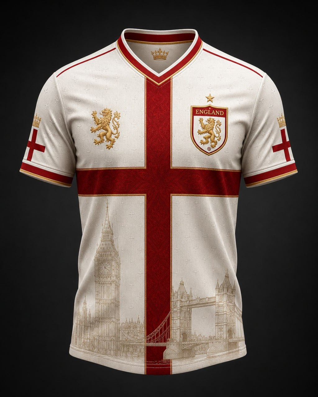 England Heritage Football Tee — World Cup 2026 Edition